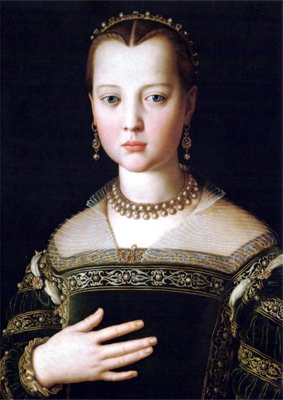 Maria de Medici by Agnolo Bronzino